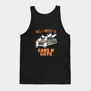 Cars n Cats Tank Top